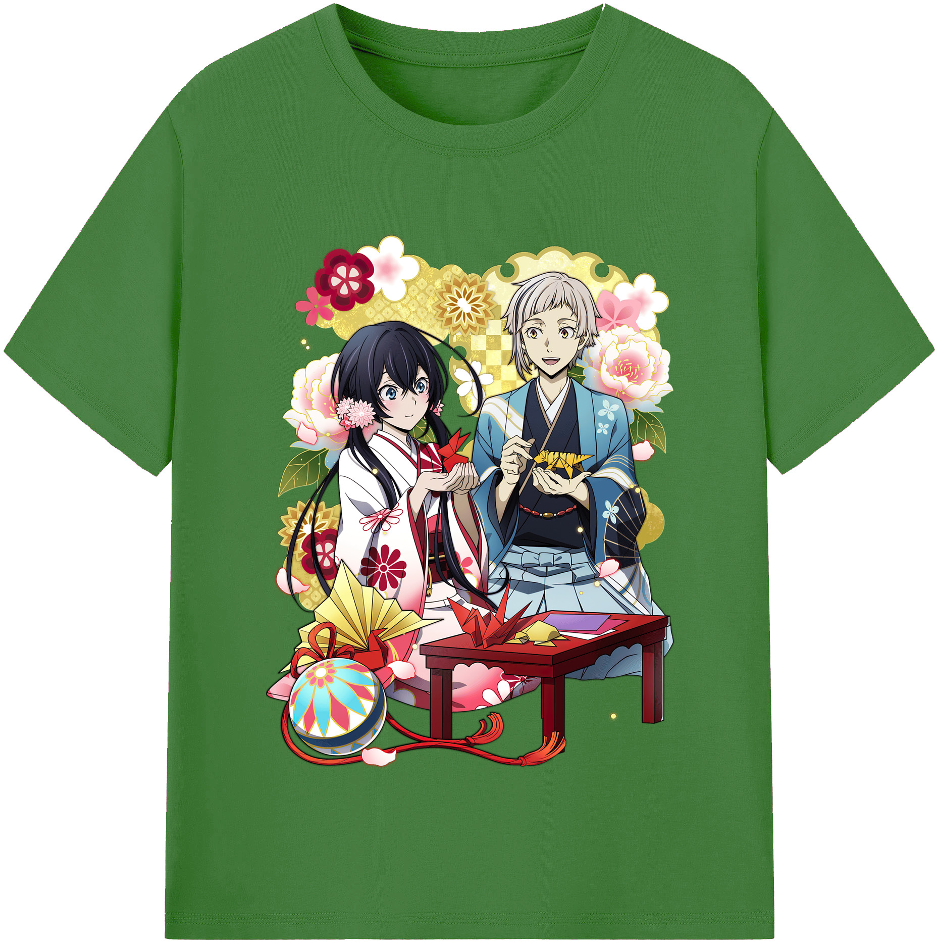 （画像用） 文豪ストレイドッグス Bungo Stray Dogs レディースカジュアルプリントTシャツ（綿100％）
